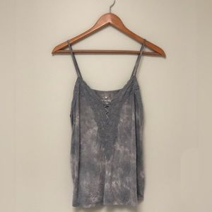 Grey loose fitted tank top